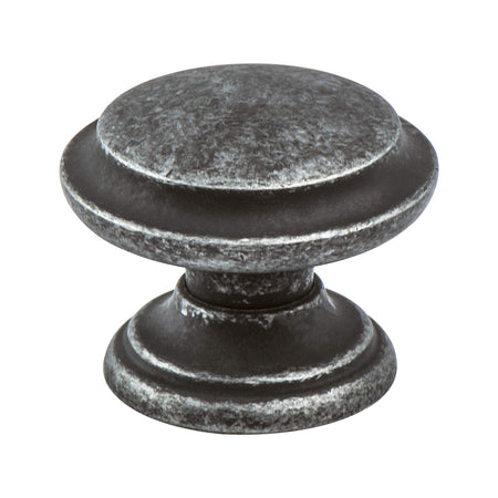 Berenson 2978-1RI-C: 1-3/8" Euro Rustica Cabinet Knob - Rustic Iron