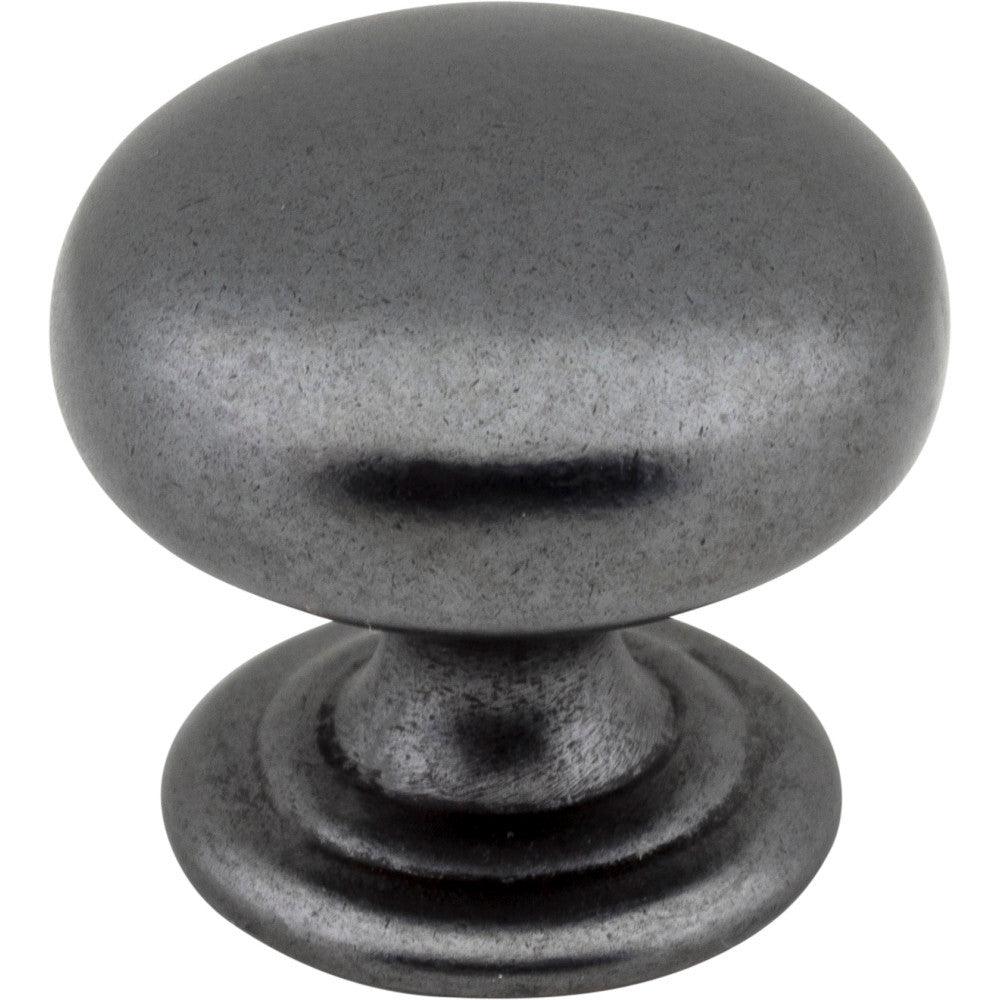 Elements 2980DACM: 1-1/4" Florence Round Cabinet Knob - Gun Metal