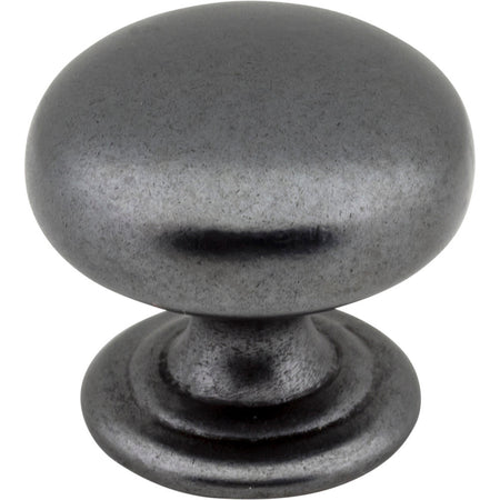 Elements 2980DACM: 1-1/4" Florence Round Cabinet Knob - Gun Metal