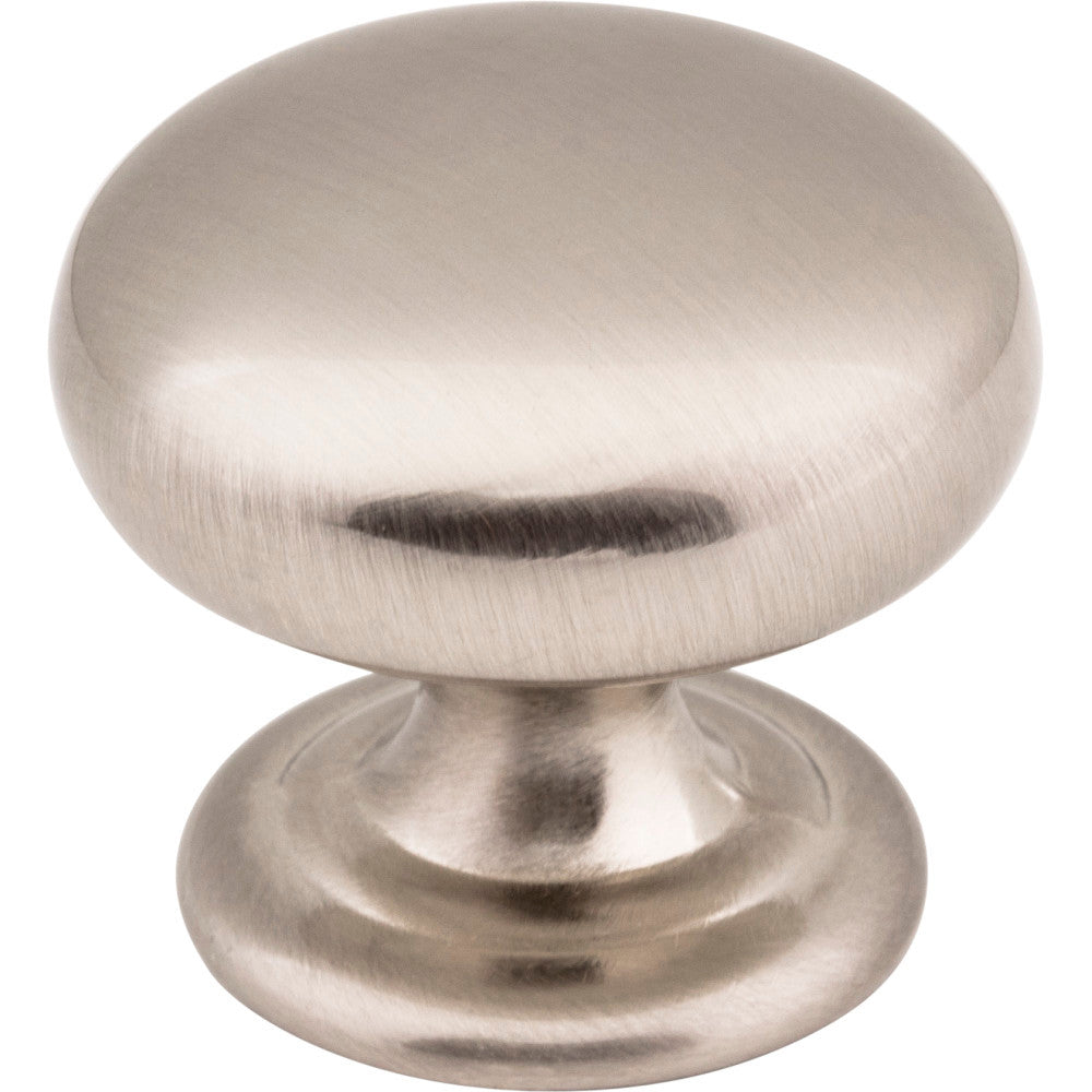 Elements 2980SN: 1-1/4" Florence Round Cabinet Knob - Satin Nickel