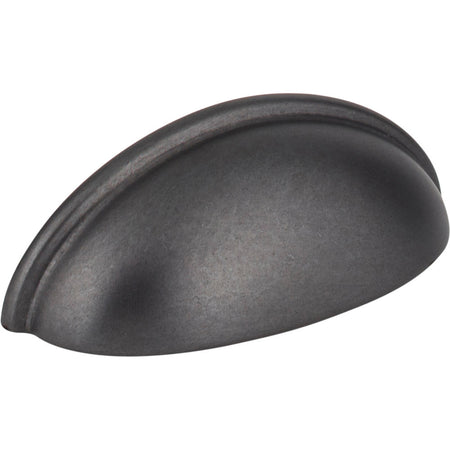 Elements 2981DACM: 3" cc Florence Cup Cabinet Pull - Gun Metal