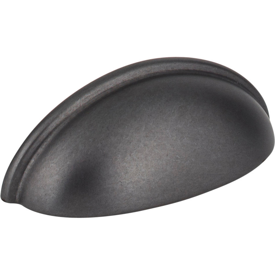 Elements 2981DACM: 3" cc Florence Cup Cabinet Pull - Gun Metal