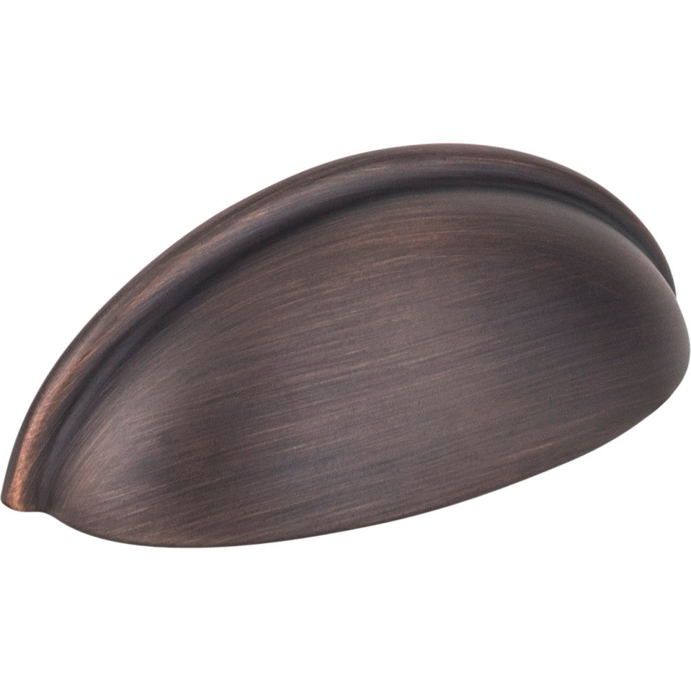 Elements 2981DBAC: 3" cc Florence Cup Cabinet Pull - Brushed Oil Rubbed Bronze