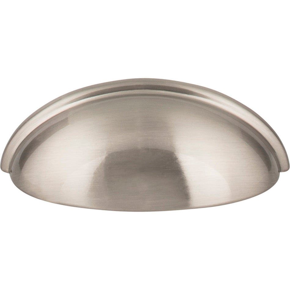 Elements 2981SN: 3" cc Florence Cup Cabinet Pull - Satin Nickel