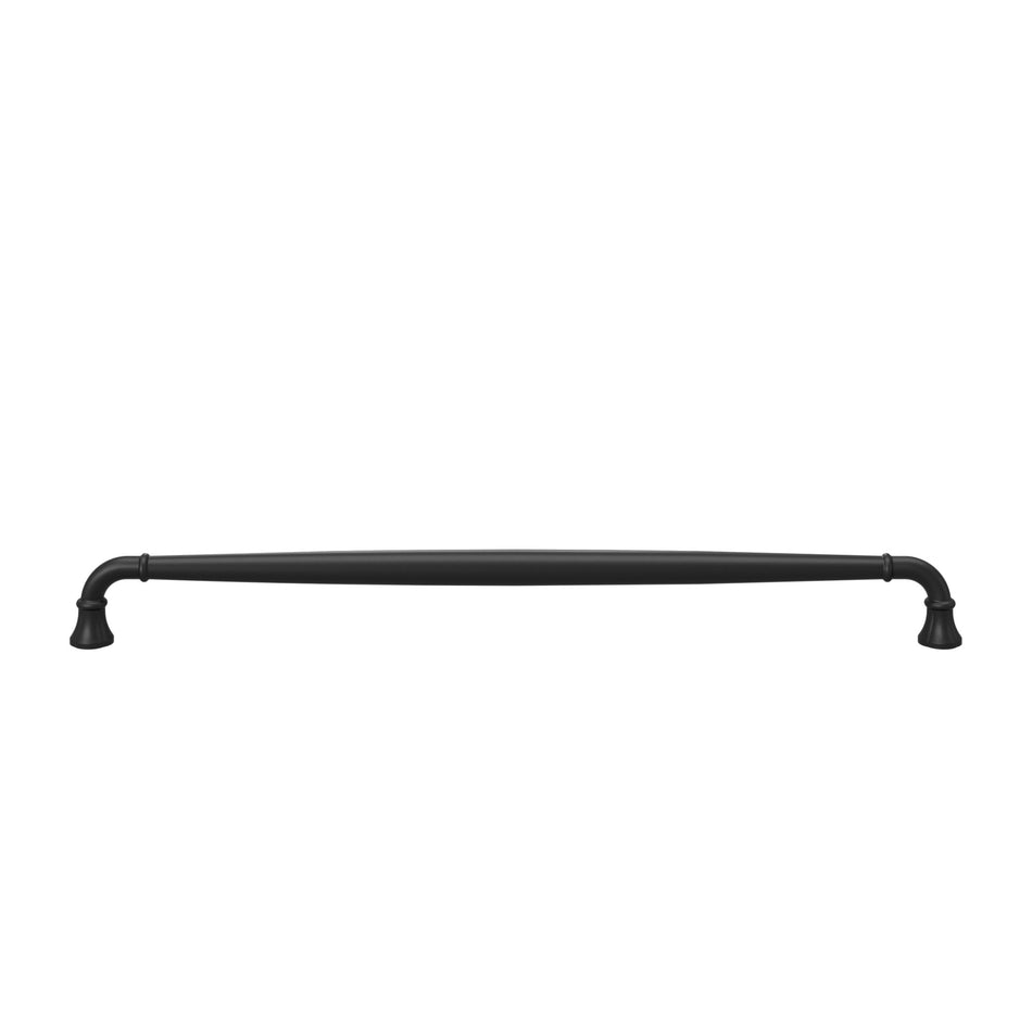 Atlas A6017-BL: 12" cc Lanehurst Cabinet Pull - Matte Black