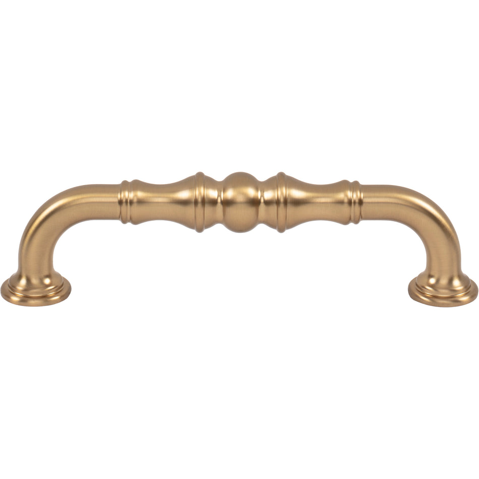 Top Knobs TK3432HB: 5-1/16" cc Bayridge Cabinet Pull - Honey Bronze