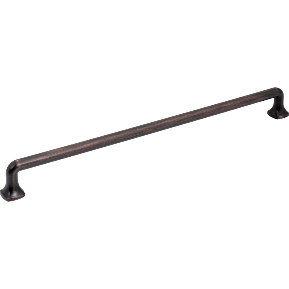 Jeffrey Alexander 663-305DBAC: 305mm cc Griffin Bar Cabinet Pull - Brushed Oil Rubbed Bronze
