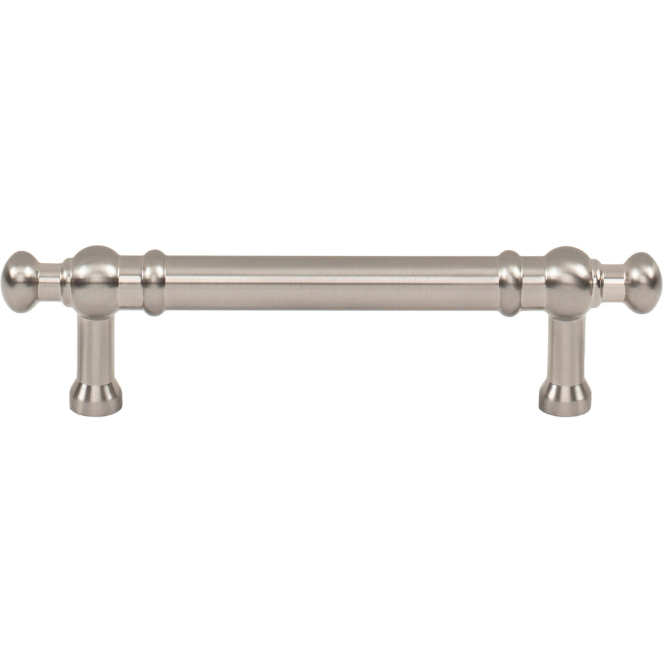 Top Knobs TK3301BSN: 3-3/4" cc Wetherby Cabinet Pull - Brushed Satin Nickel