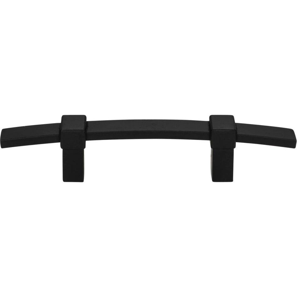 Atlas 302-BL: 3" cc Buckle Up Cabinet Pull - Black