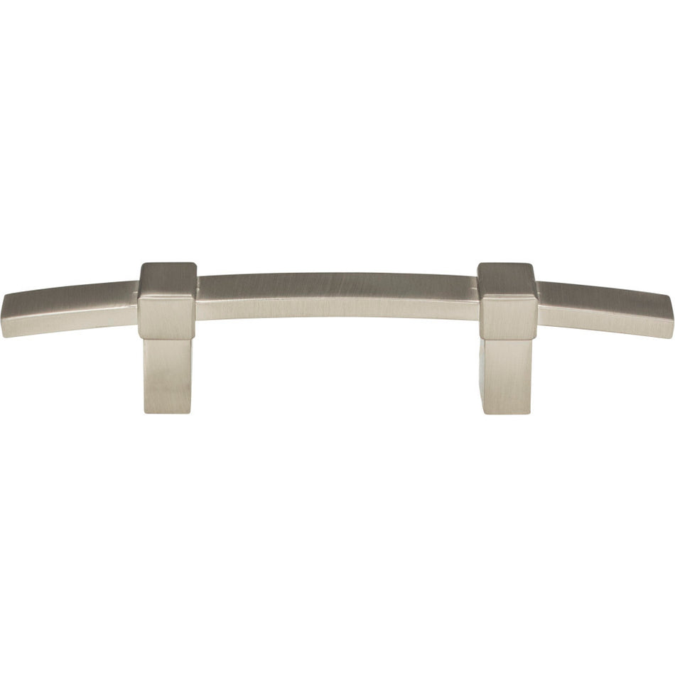 Atlas 302-BRN: 3" cc Buckle Up Cabinet Pull - Brushed Nickel