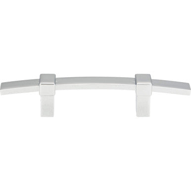 Atlas 302-CH: 3" cc Buckle Up Cabinet Pull - Polished Chrome
