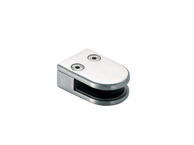 Sugatsune 3021ZN5-6: 27mm Rounded Mini Glass Clamp - Chrome