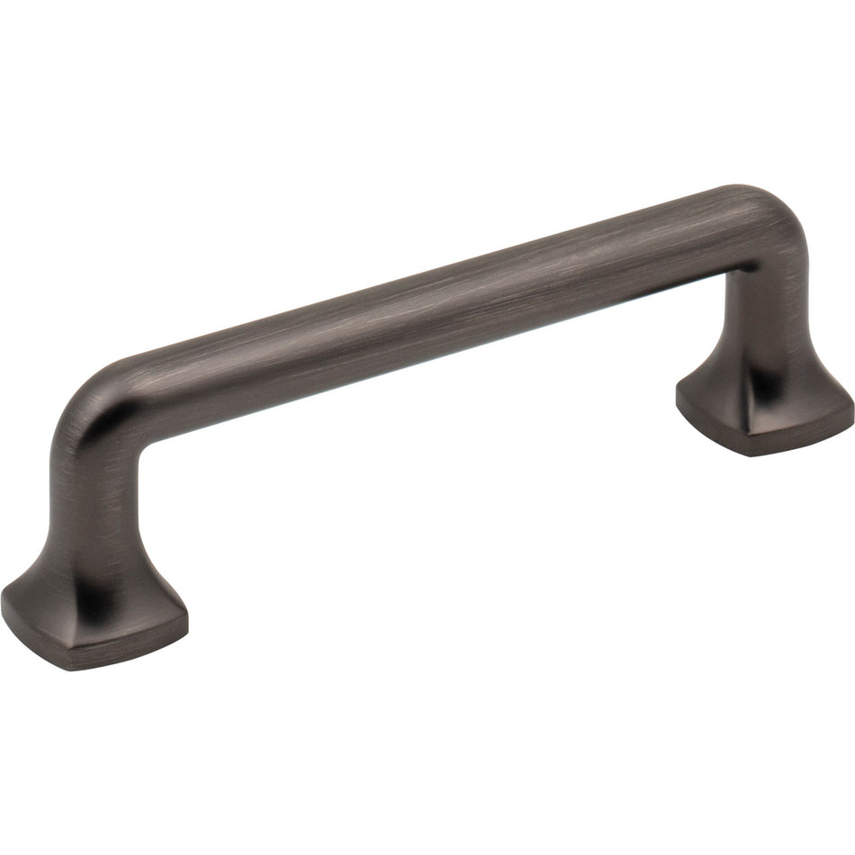 Jeffrey Alexander 663-96BNBDL: 96mm cc Griffin Bar Cabinet Pull - Brushed Pewter