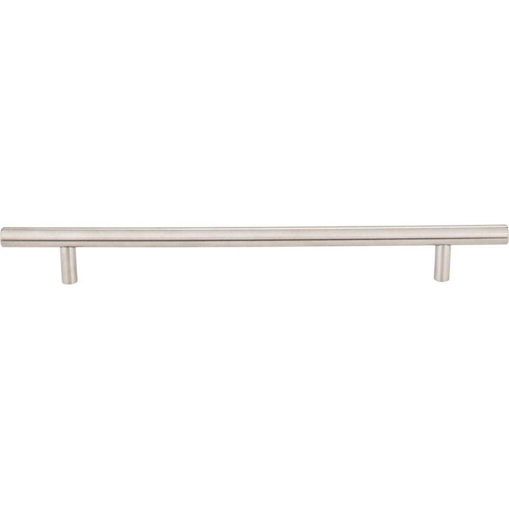 Elements 302SS: 224 mm cc Naples Round Bar Cabinet Pull - Stainless Steel