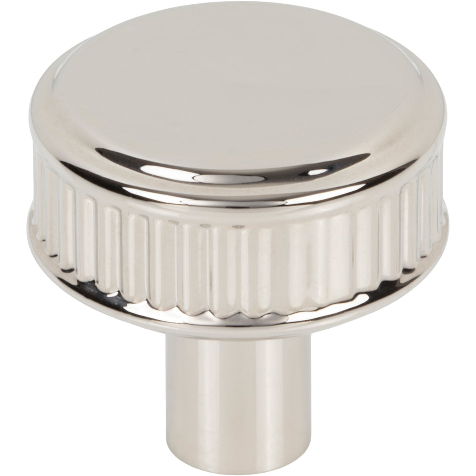 Top Knobs TK3290PN: 1-1/4"  Elland Cabinet Knob - Polished Nickel