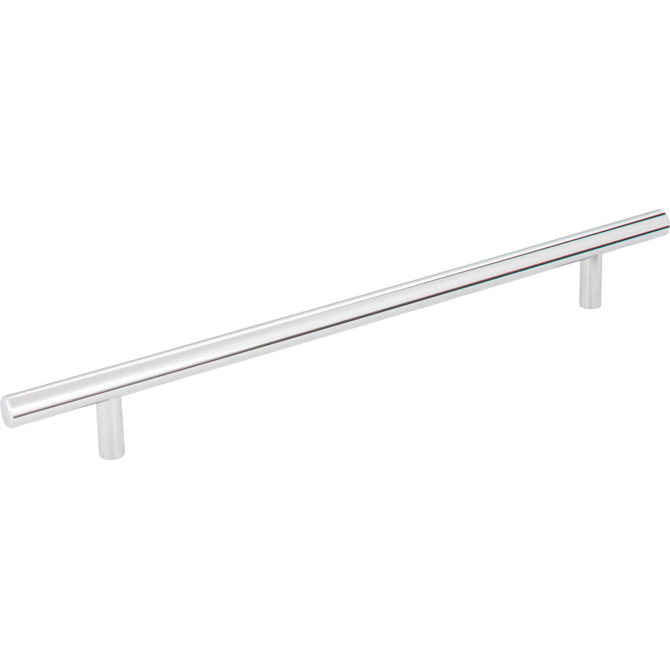 Elements 304PC: 224 mm cc Naples Round Bar Cabinet Pull - Polished Chrome