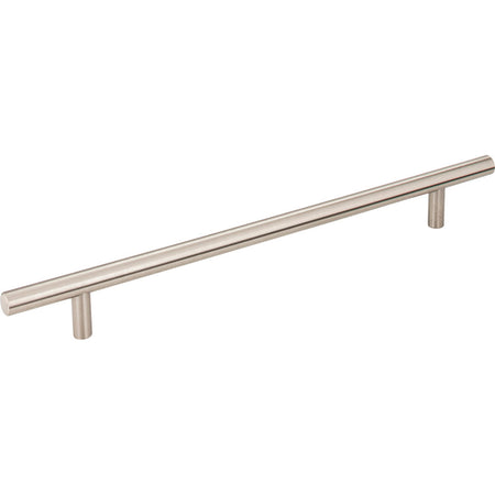 Elements 304SN: 224 mm cc Naples Round Bar Cabinet Pull - Satin Nickel