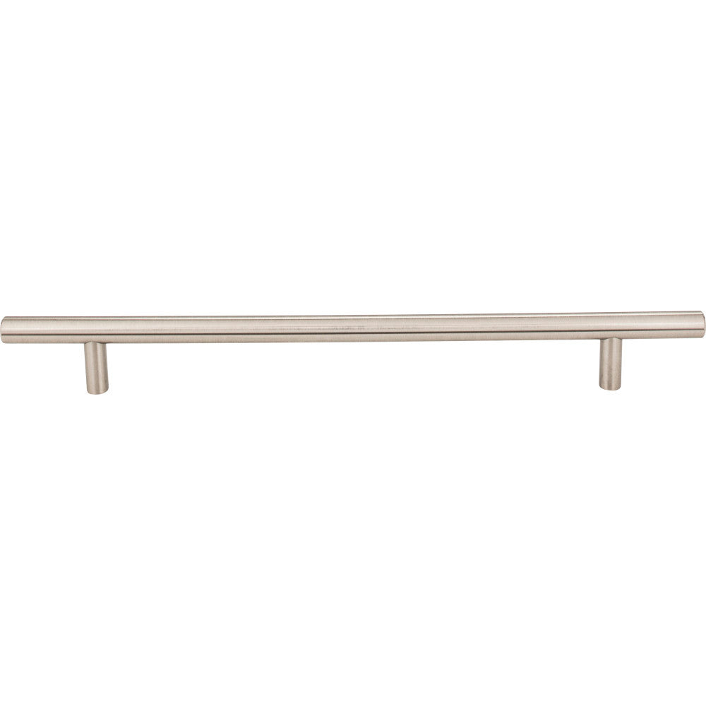 Elements 304SN: 224 mm cc Naples Round Bar Cabinet Pull - Satin Nickel