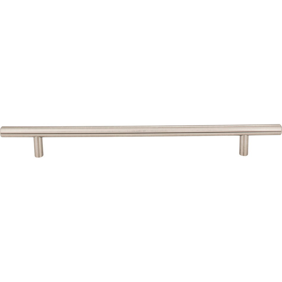 Elements 304SN: 224 mm cc Naples Round Bar Cabinet Pull - Satin Nickel