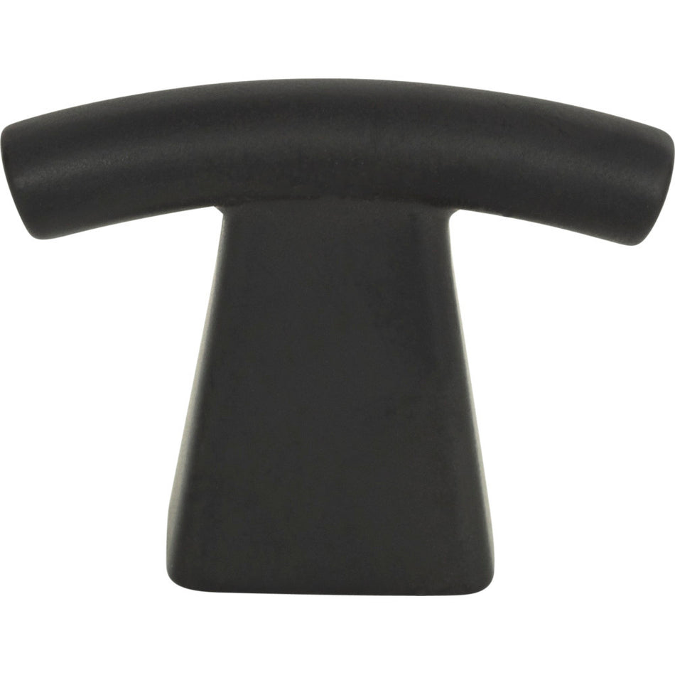 Atlas 305-BL: 5/16" Fulcrum Cabinet Knob - Matte Black