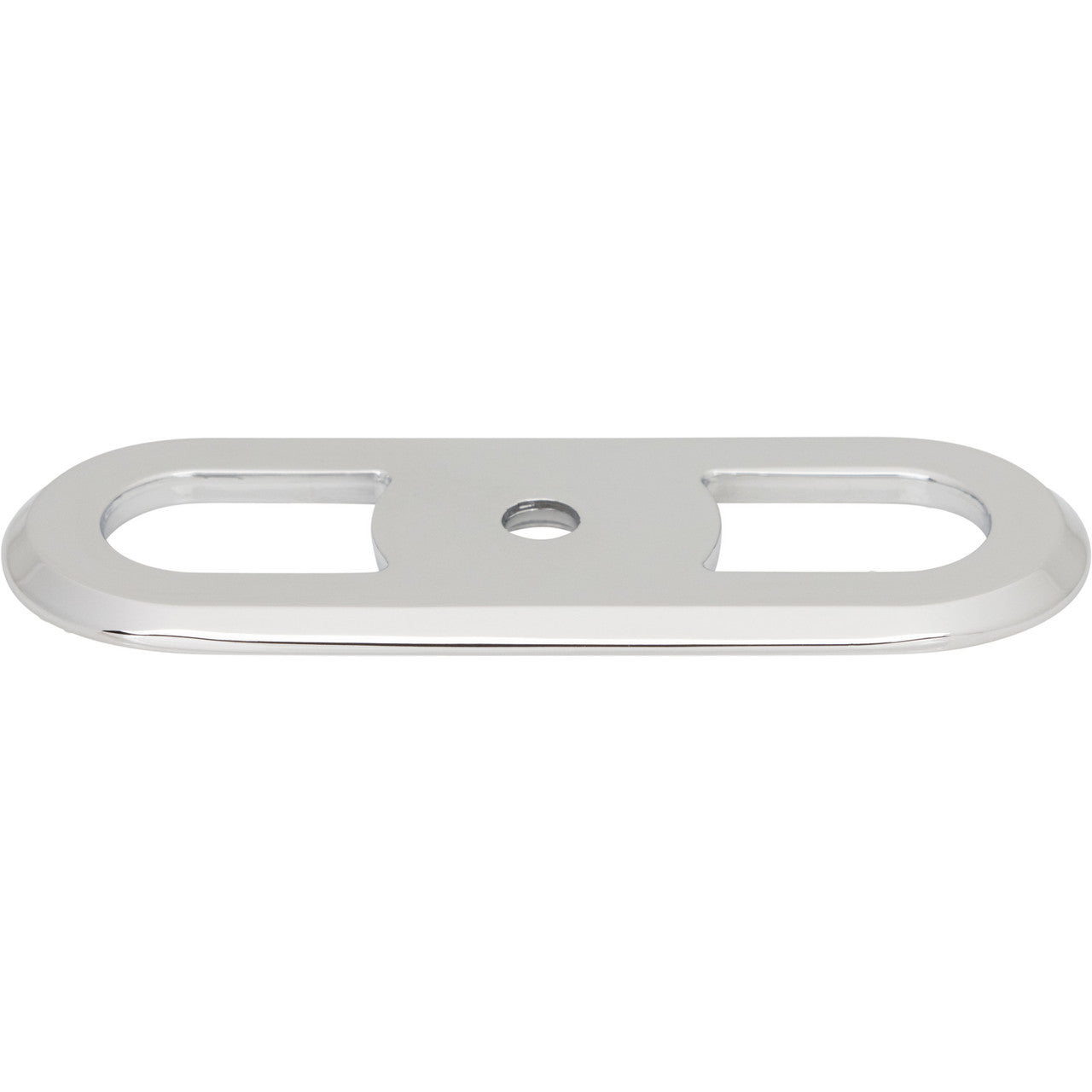 Top Knobs TK3351PC: 2-3/4" Brockwell Round Backplate - Polished Chrome