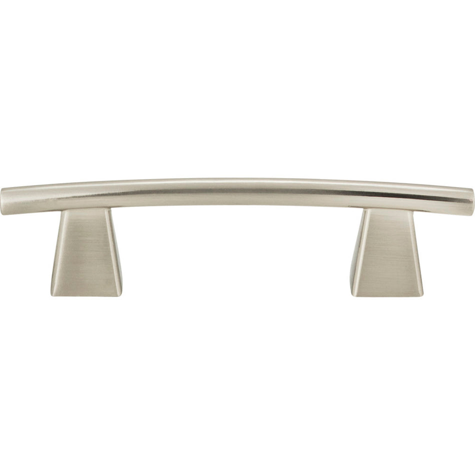 Atlas 306-BRN: 3" cc Fulcrum Cabinet Pull - Brushed Nickel