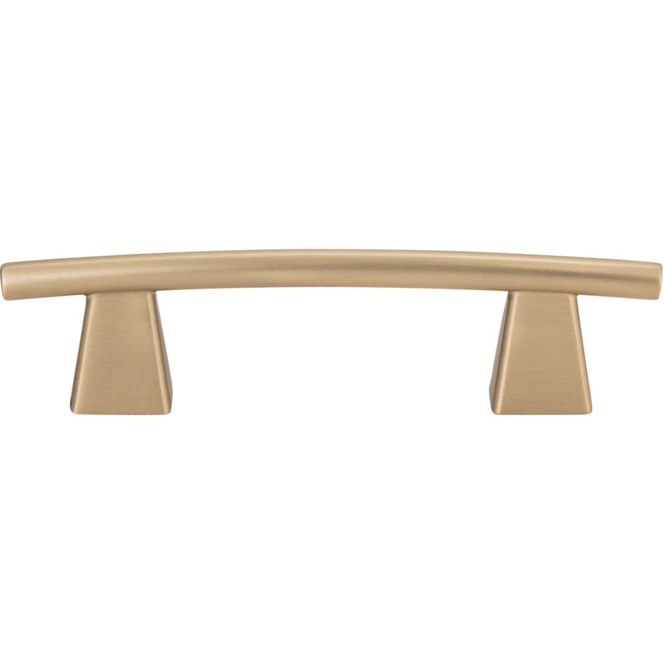 Atlas 306-CM: 3" cc Fulcrum Cabinet Pull - Champagne