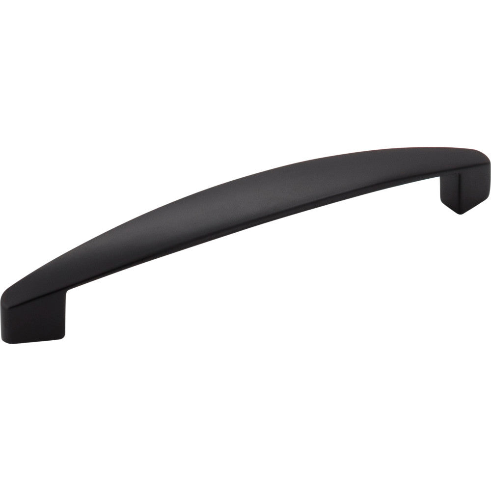Elements 308-128BLK: 128 mm cc Belfast Arch Bar Cabinet Pull - Black