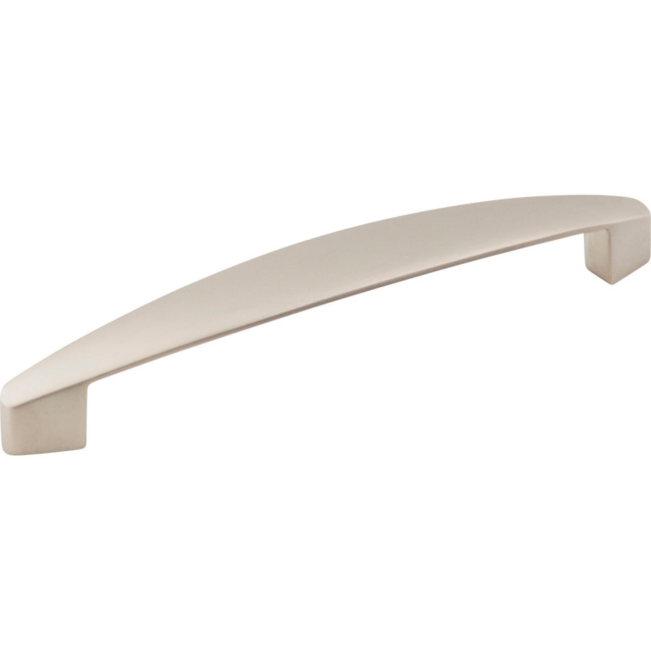 Elements 308-128DN: 128 mm cc Belfast Arch Bar Cabinet Pull - Dull Nickel