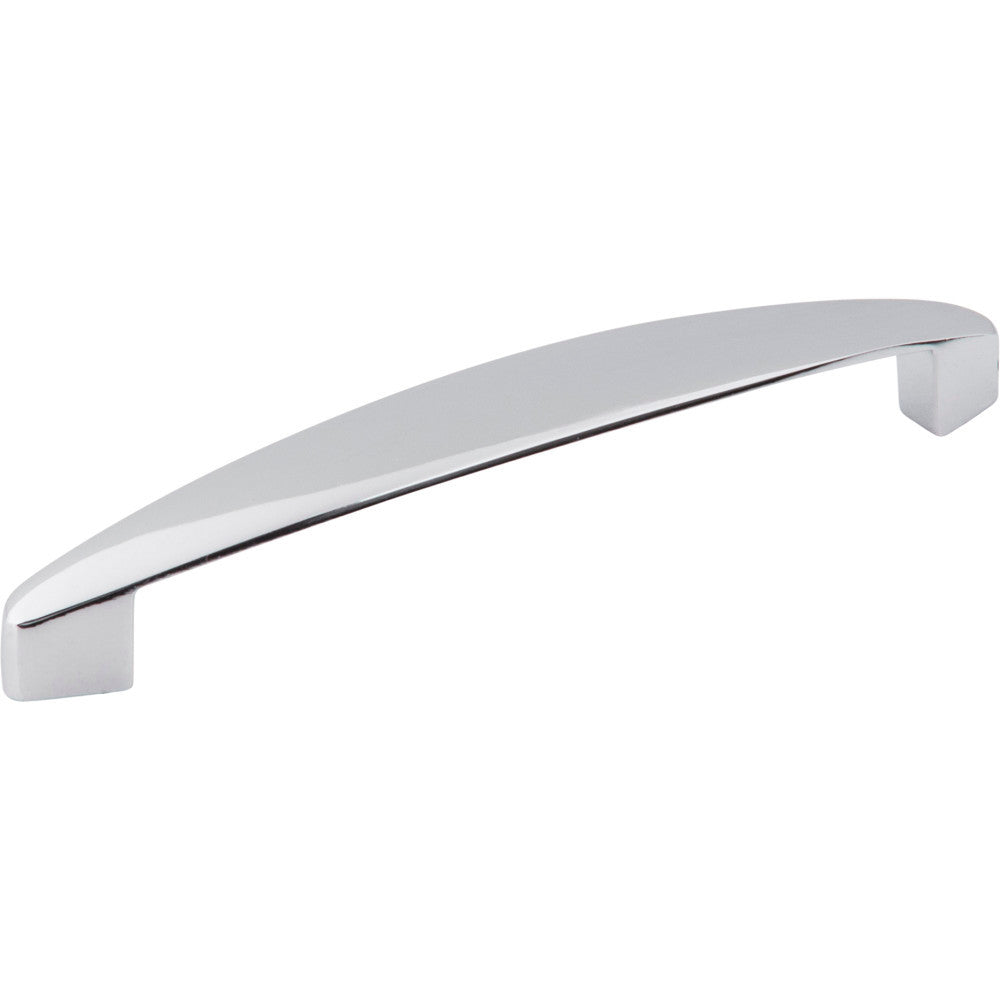 Elements 308-128PC: 128 mm cc Belfast Arch Bar Cabinet Pull - Polished Chrome