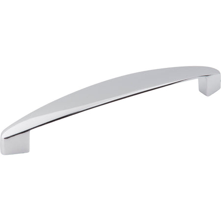 Elements 308-128PC: 128 mm cc Belfast Arch Bar Cabinet Pull - Polished Chrome