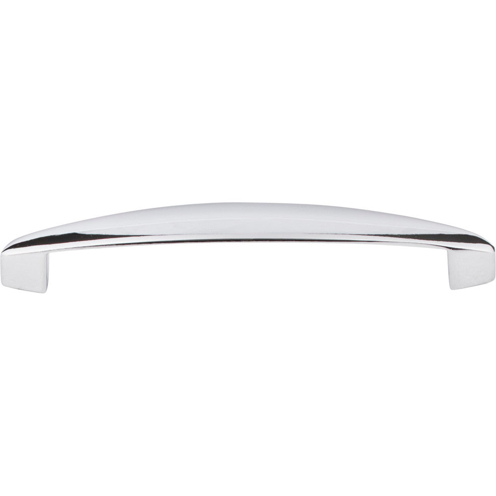 Elements 308-128PC: 128 mm cc Belfast Arch Bar Cabinet Pull - Polished Chrome
