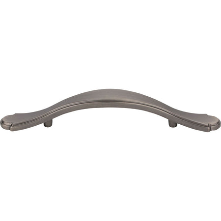 Elements 3108BNBDL: 3" cc Gatsby Arch Cabinet Pull - Brushed Pewter