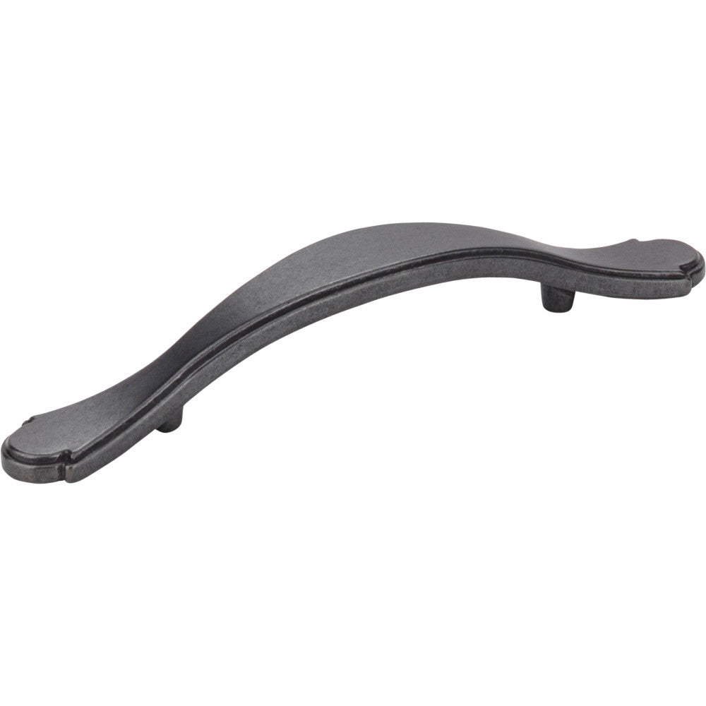 Elements 3108DACM: 3" cc Gatsby Arch Cabinet Pull - Gun Metal