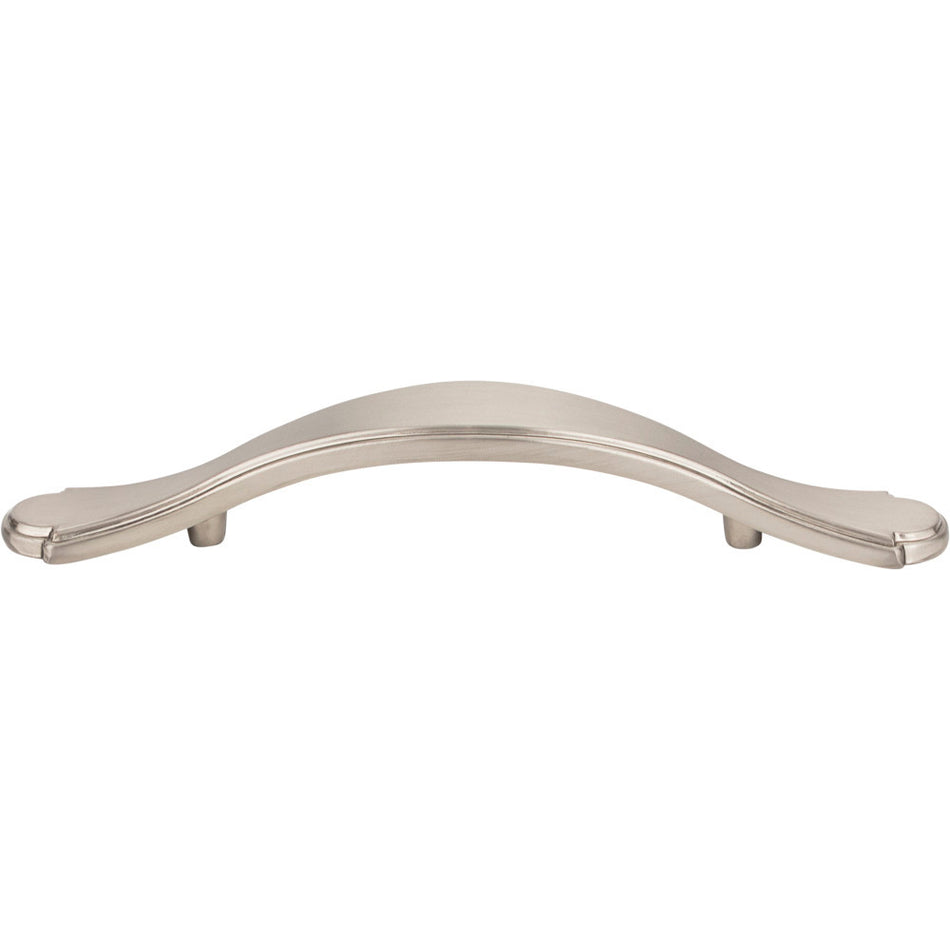 Elements 3108SN: 3" cc Gatsby Arch Cabinet Pull - Satin Nickel
