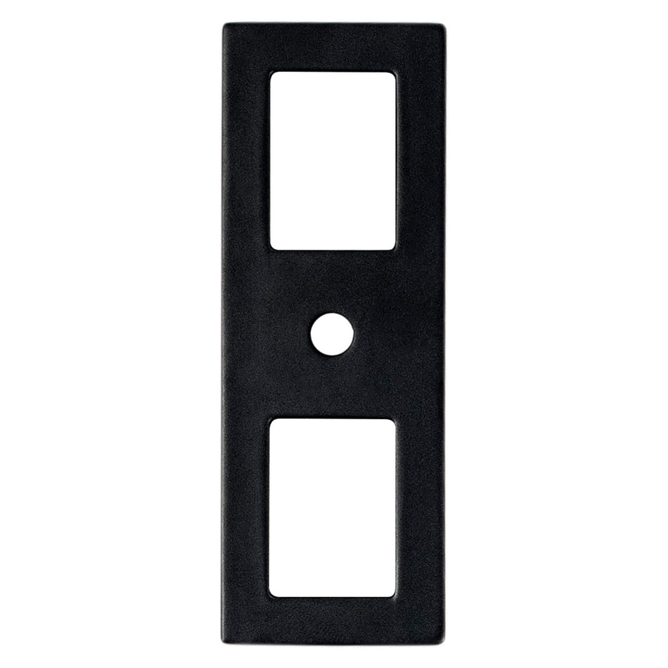 Berenson 3118-1055-B:  Statler Backplate - Matte Black