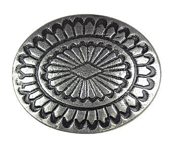 Hawk Hill 313BL: 2" Concho Cabinet Knob - Black