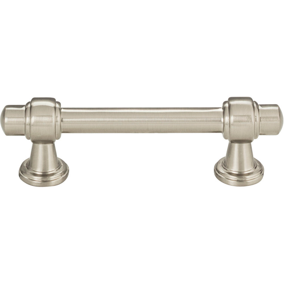 Atlas 314-BRN: 3" cc Bronte Cabinet Pull - Brushed Nickel