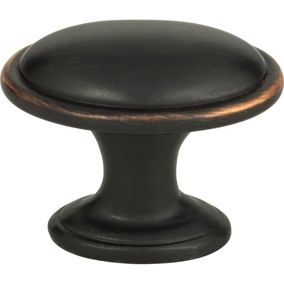 Atlas 316-VB: 1-5/16" Austen Oval Cabinet Knob - Venetian Bronze