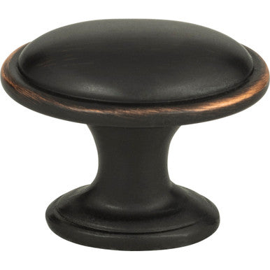 Atlas 316-VB: 1-5/16" Austen Oval Cabinet Knob - Venetian Bronze