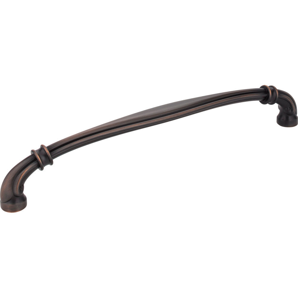 Jeffrey Alexander 317-12DBAC: 12" cc Lafayette D-Handle Appliance Pull - Brushed Oil Rubbed Bronze