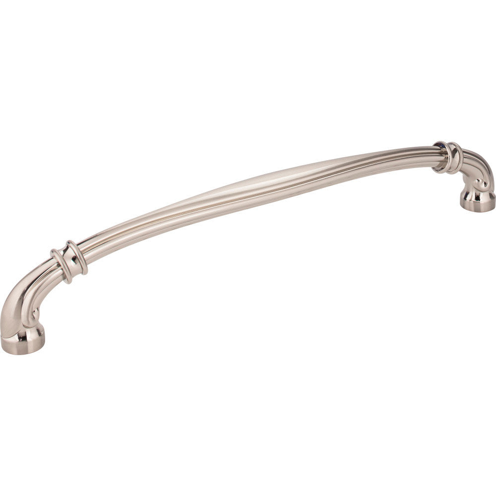 Jeffrey Alexander 317-12SN: 12" cc Lafayette D-Handle Appliance Pull - Satin Nickel