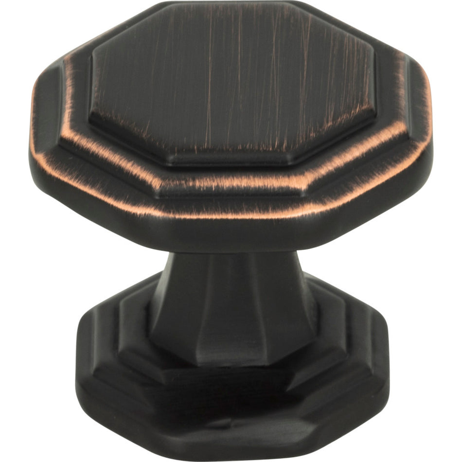 Atlas 319-VB: 1-1/4" Dickinson Octagon Cabinet Knob - Venetian Bronze