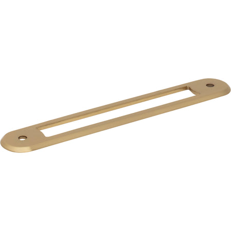 Top Knobs TK3353HB: 5-1/16" Brockwell Oval Backplate - Honey Bronze