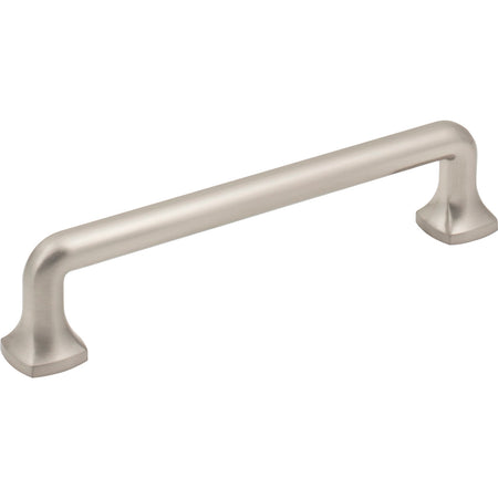 Jeffrey Alexander 663-128SN: 128mm cc Griffin Bar Cabinet Pull - Satin Nickel