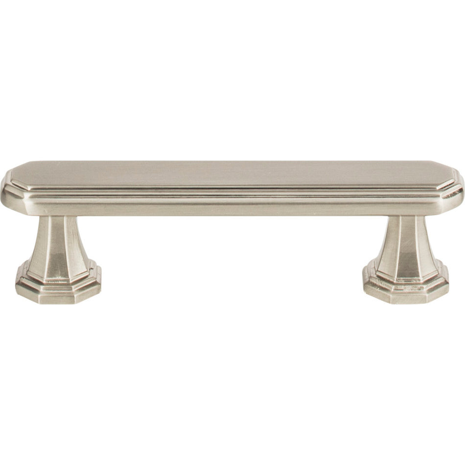 Atlas 320-BRN: 3" cc Dickinson Cabinet Pull - Brushed Nickel