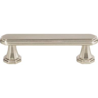 Atlas 320-BRN: 3" cc Dickinson Cabinet Pull - Brushed Nickel