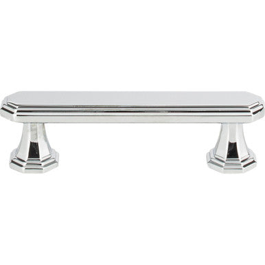 Atlas 320-CH: 3" cc Dickinson Cabinet Pull - Polished Chrome