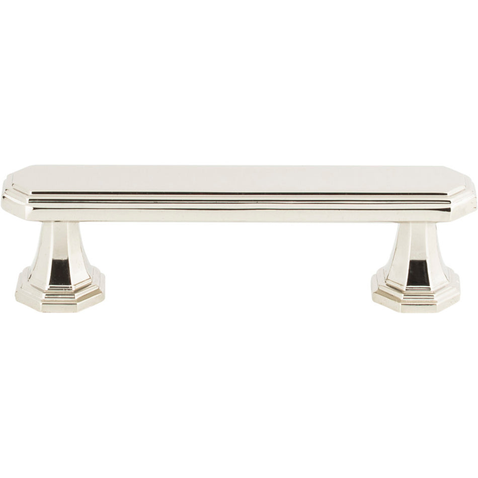 Atlas 320-PN: 3" cc Dickinson Cabinet Pull - Polished Nickel
