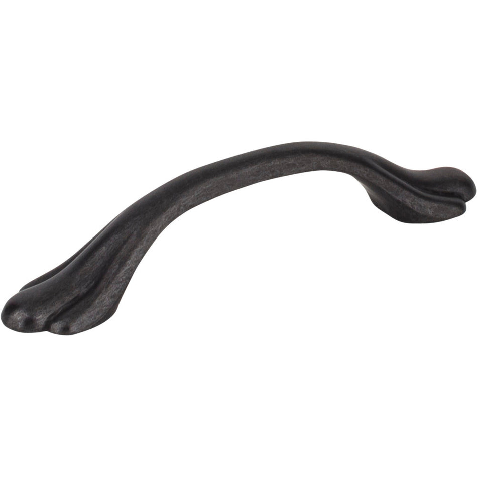Elements 3208DACM: 3" cc Gatsby Arch Cabinet Pull - Gun Metal